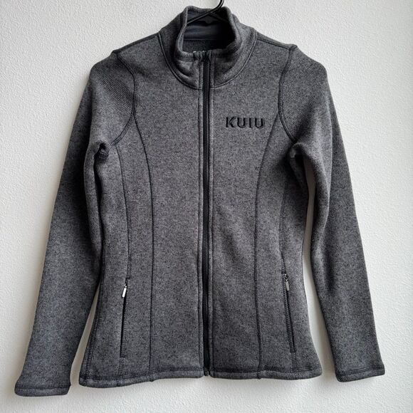 Kuiu Jackets & Blazers - Kuiu Jacket Womens Size XS Gray High Loft Sweater Fleece Full Zip Thumbholes